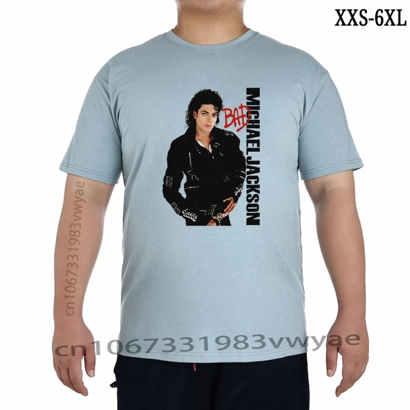

Michael Jackson Bad Super Cool Vintage Men T Shirt B551 Graphic Tee Shirt XXS-6XL