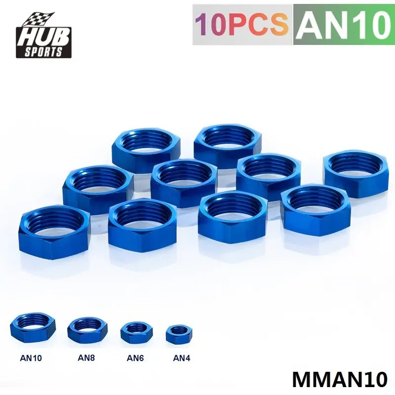 

Турбофитинг AN10 AN-10 1/4 "-14 адаптер перегородка гайка алюминиевая отделка гайка уплотнение Блокировка фитинг адаптер стандарта