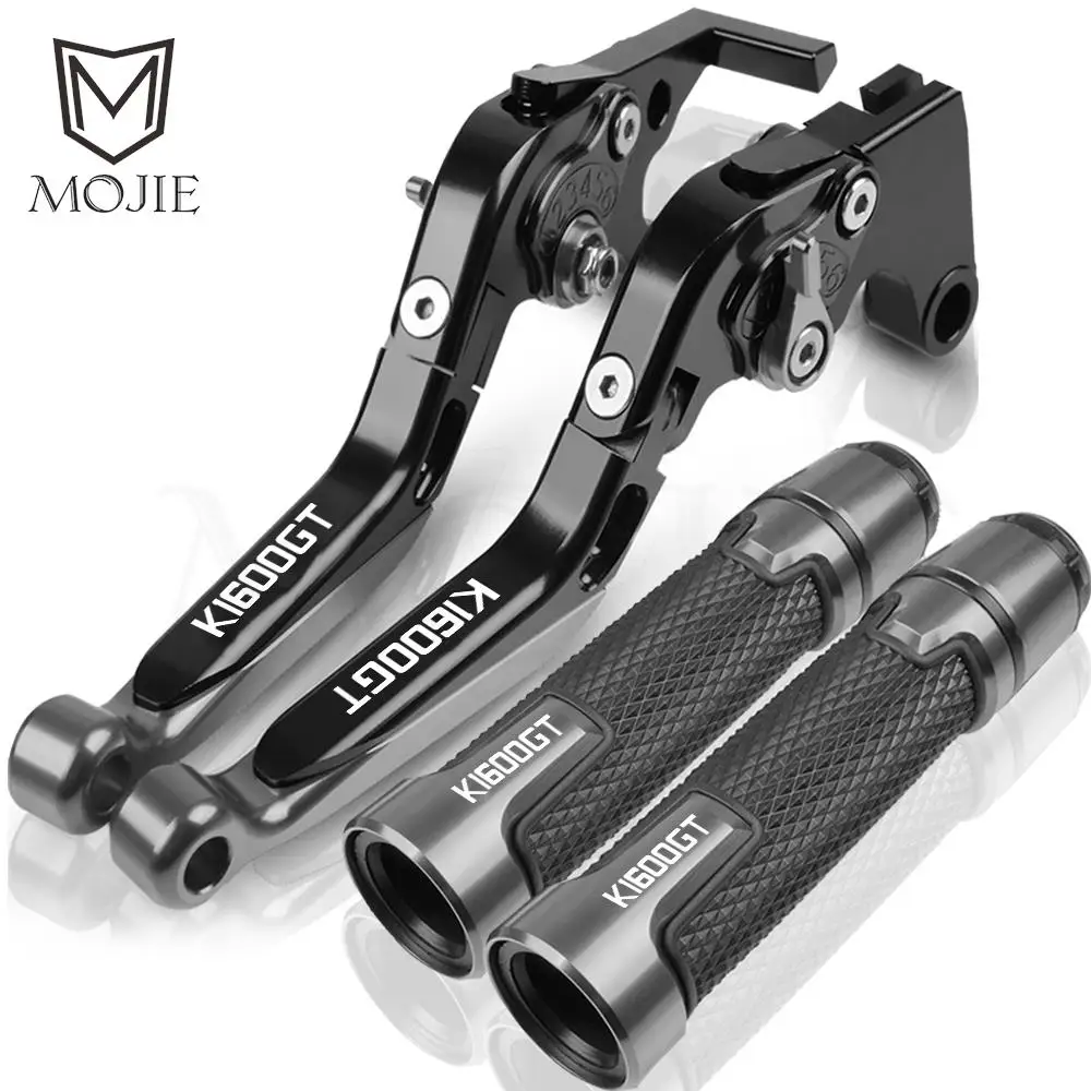 

For BMW K1600GT K 1600 GT 2014-2016 2015 K1600 GT Motorcycle CNC Adjustable Folding Brake Clutch Levers Handlebar Handle Grips