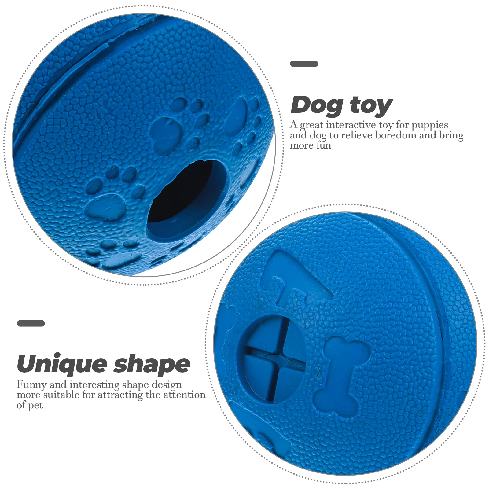 

Dog Toy Toys Treat Interactive Chew Indestructible Dispensing Slow Feeder Bite Dogs Enrichment Pet Squeaky Wobble Puzzle