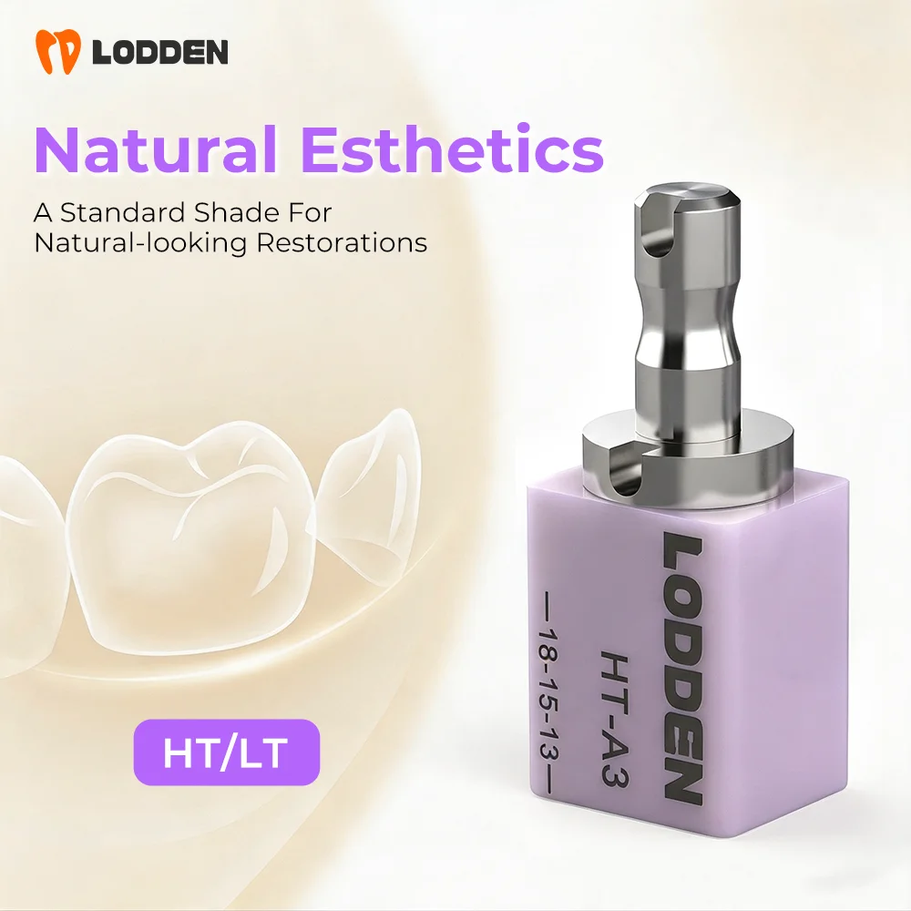 Фото 20 шт. стеклокерамического материала LODDEN Dental Lithium Disilicate Pack C14 подходят для материалов для реставрации зубных протезов в зуботехнической лаборатории. №3