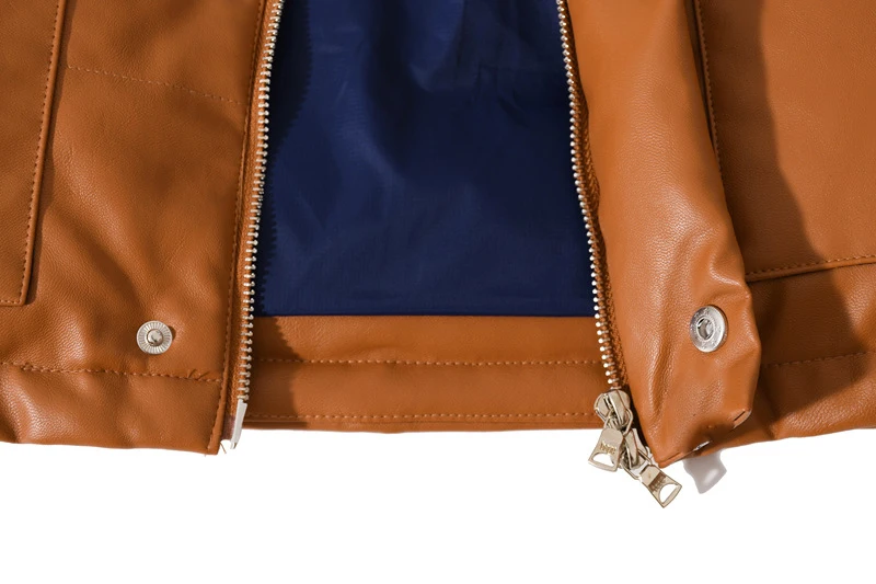 Fashion Cotton Jacket 2022 New Fall Winter Men Thick Pattern Brown Casual PU Leather Coat Classic Warm Heated Padded Clothing