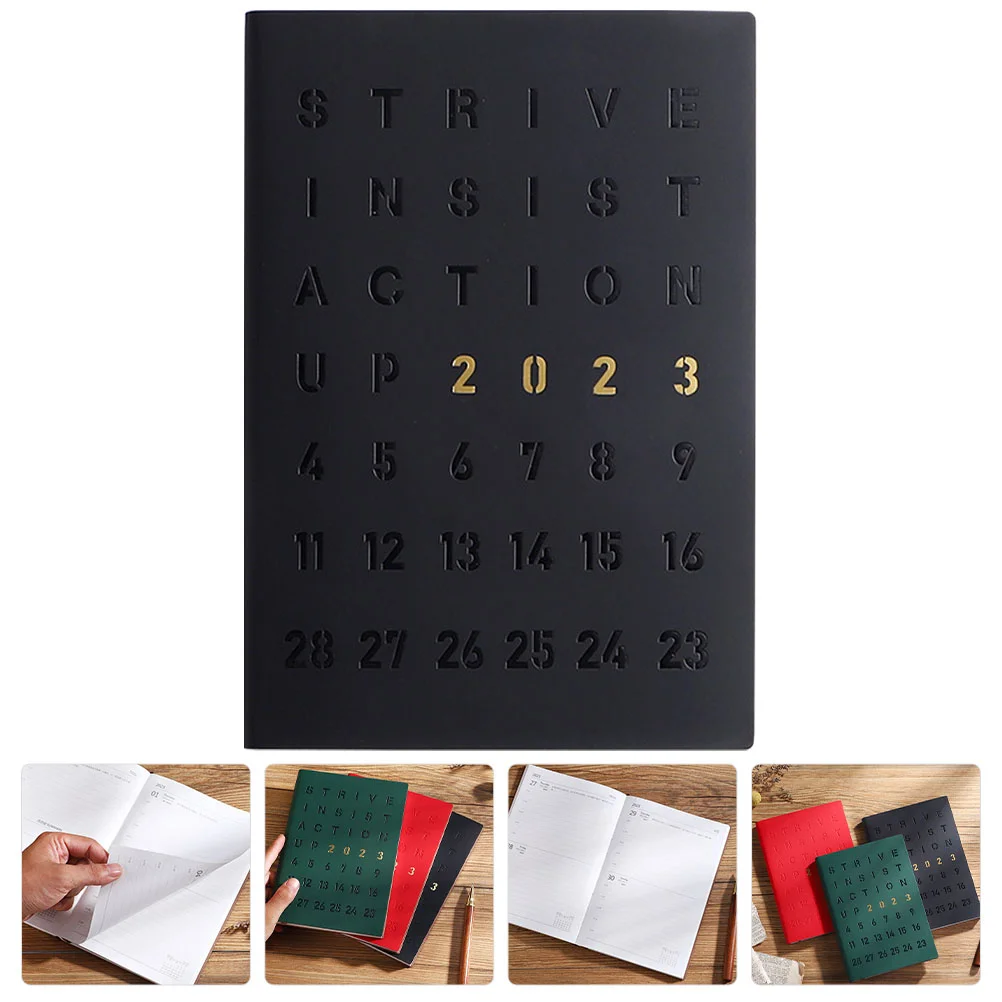 

Planner Book Monthly Calendar Notepad Weekly Work Journal Schedule Notebooklist Doplan Year Attendance Dated Planning Record