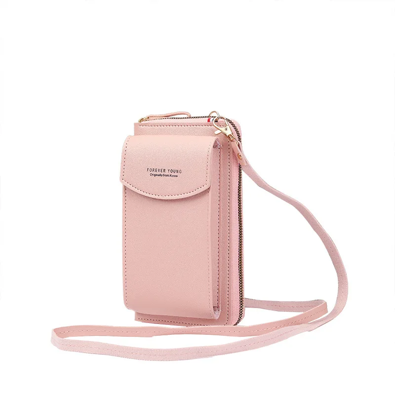 Fashion Single Shoulder Crossbody Cell Phone Bag Mini Versatile Multi Card Position Card Bag Female