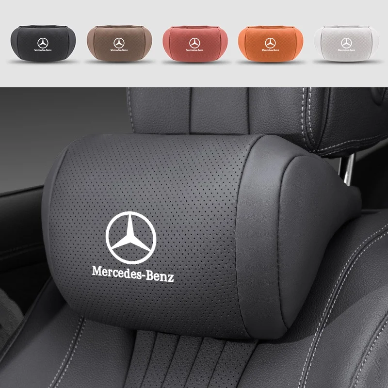 Фото Подушка для шеи в автомобиль из дышащего хлопка Cloud Cotton для Mercedes-Benz A, B, C, E, S-класса, GLC, GLA, GLB, GLE, GLS, W212, W213, W205, W206 №3