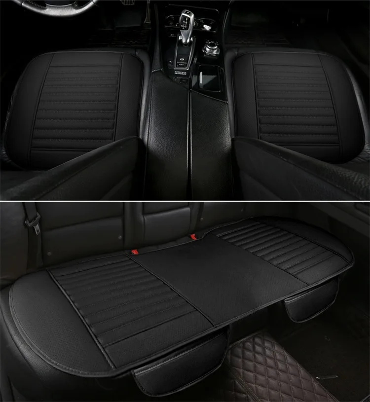 

PU leather car universal seat cushion for BMW Audi customized high-quality leather 5-seat car seat cushion, applicable to 99% mo