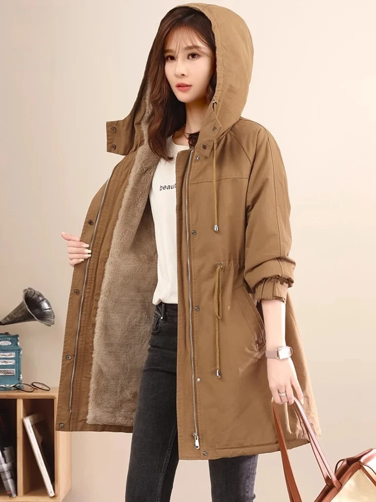 Grnb Осенне-зимняя утолщенная одежда на флисовой подкладке с хлопковой подкладкой