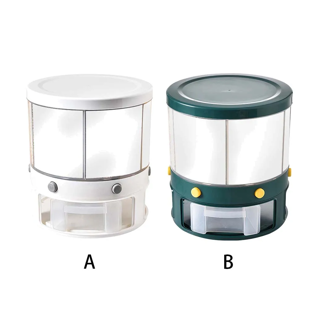 

Контейнер для хранения еды, зерен, фрез, влагостойкий контейнер, вместительный органайзер для конфет, для кухни, ресторана, кафе, белого цвет...