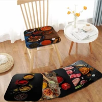 vegetable grains spices simplicity multi color chair cushion soft office car seat comfort breathable 45x45cm chair cushions