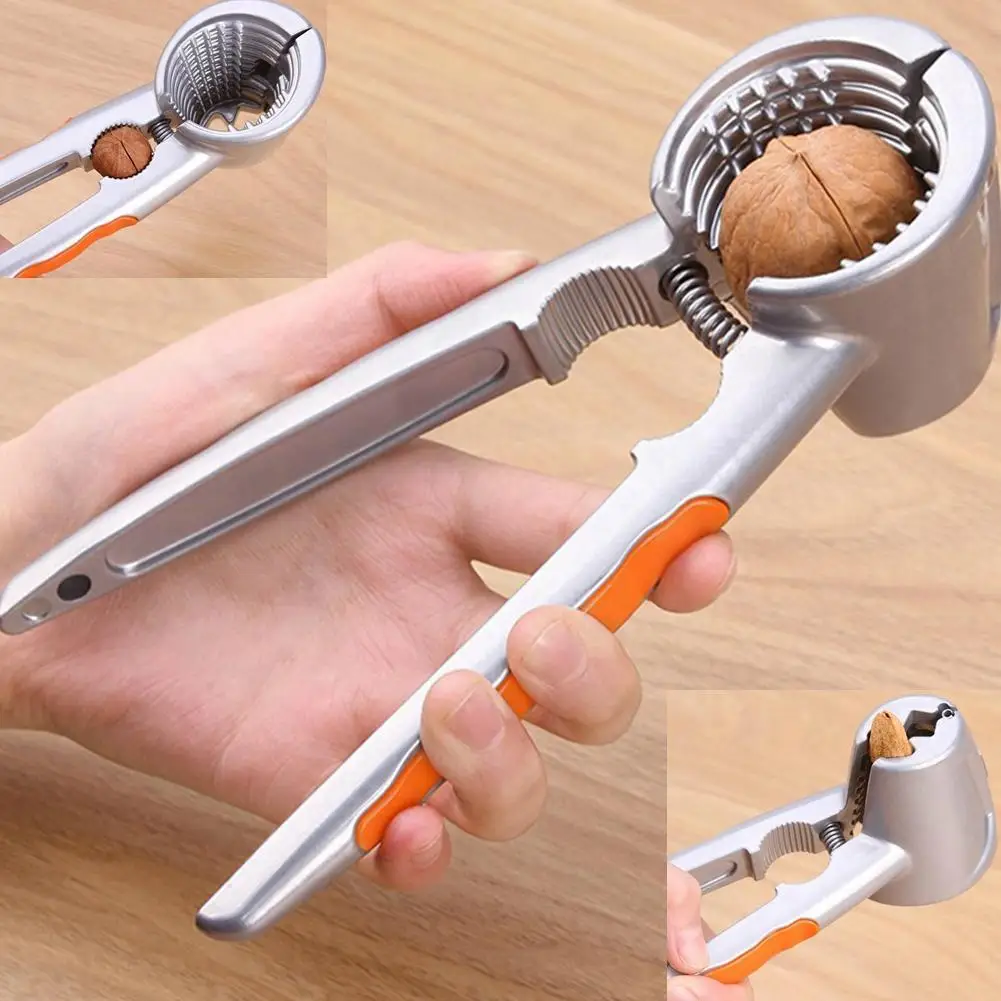

New Crack Almond Walnut Hazel Filbert Nut Kitchen Nutcracker Clip Clamp Hazelnut Pecan Sheller Plier Tools Cracker Crack