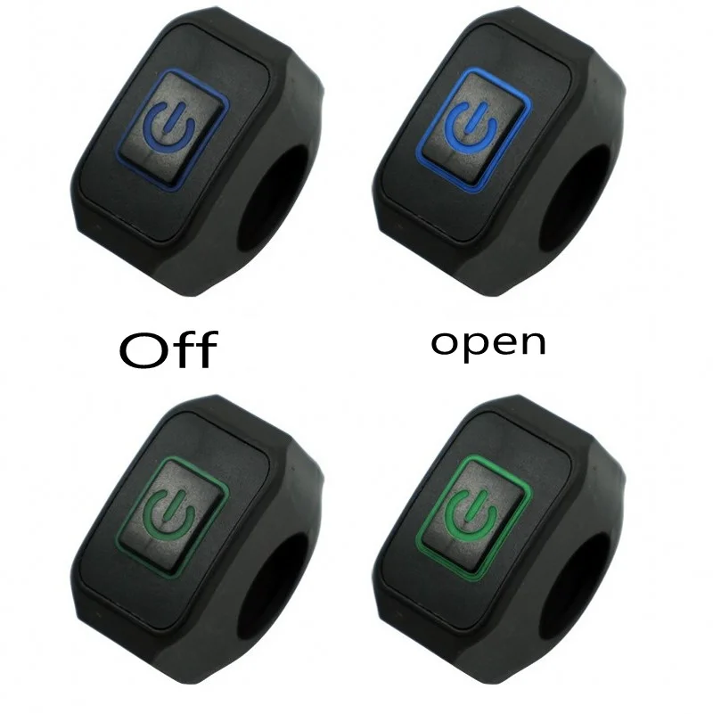 Мотоциклетная кнопка выключателя рулевого управления 12В соединитель для контроля включения/выключения электрического стартера с защитой от воды.