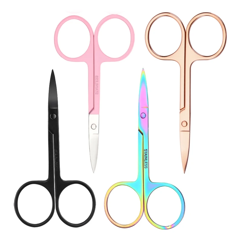 

Professional Nail Scissor Manicure for Nails Eyebrow Nose Eyelash Scissors Pedicure Makeup Tools Drop Shipping