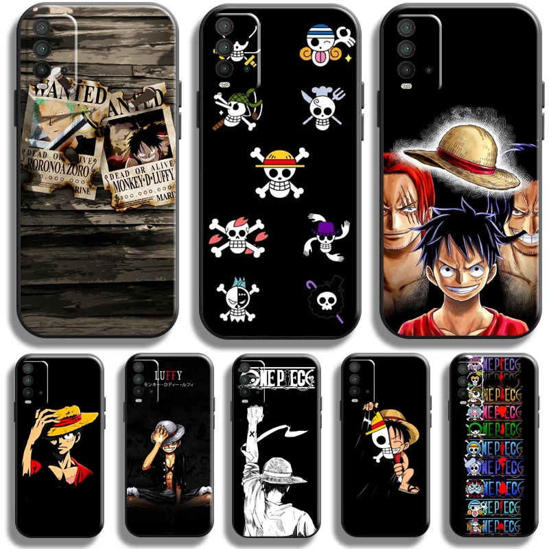 

One Piece Luffy For Xiaomi Redmi 10 9 9T 9A 9C Phone Case For Redmi Note 10 10S 10T 9 9S 9T 5G Case Funda Silicone Cover