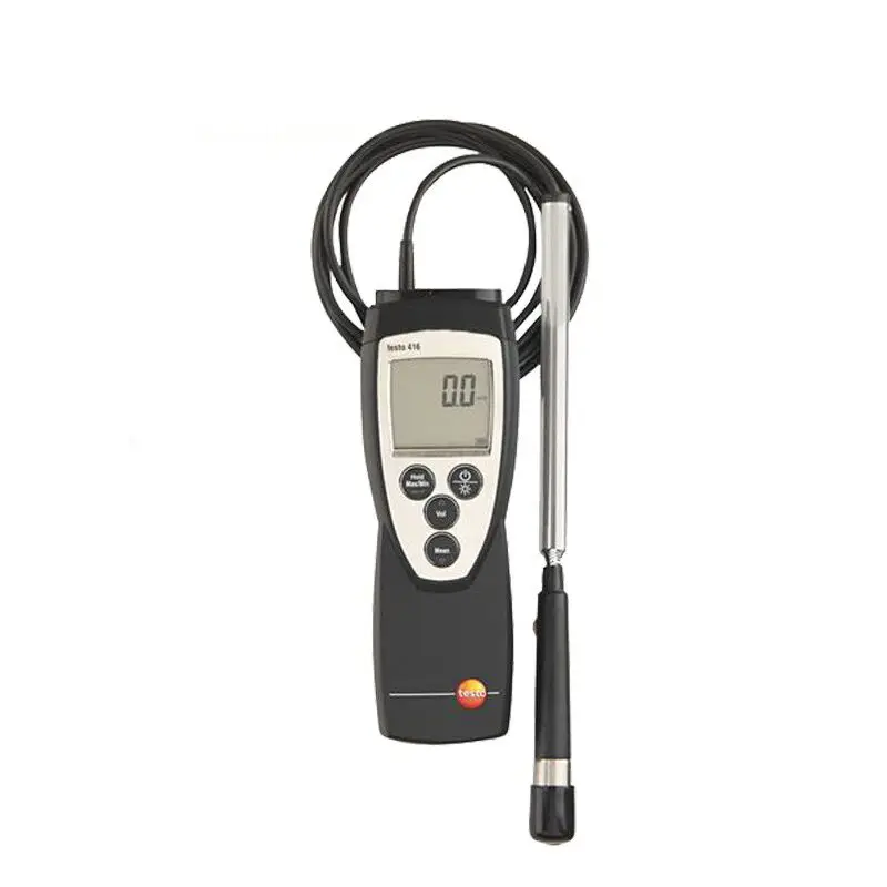 Фото Testo 416 Анемометр Измеритель скорости воздуха Анемограф Флюгер Анемометр №1
