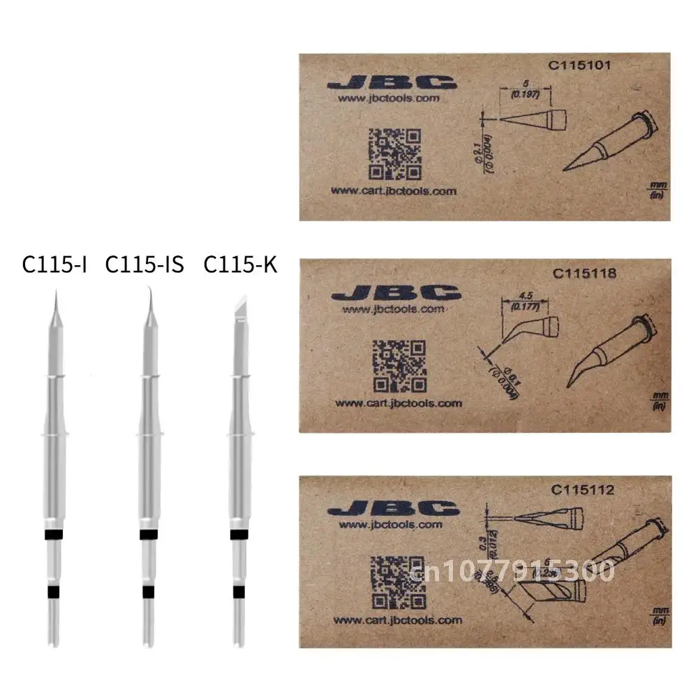 Оригинальные жала JBC C115 NT105-A NT115-A NANE/NASE NANO C115-101/C115-112/C115-105 для паяльной станции Sugon