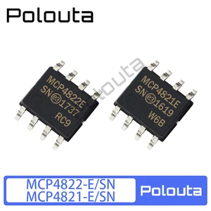 MCP4822 MCP4821 E/SN SOIC8 digital-to-analog conversion DAC chip Arduino Nano Integrated Circuit Electronic Kit Free Shipping