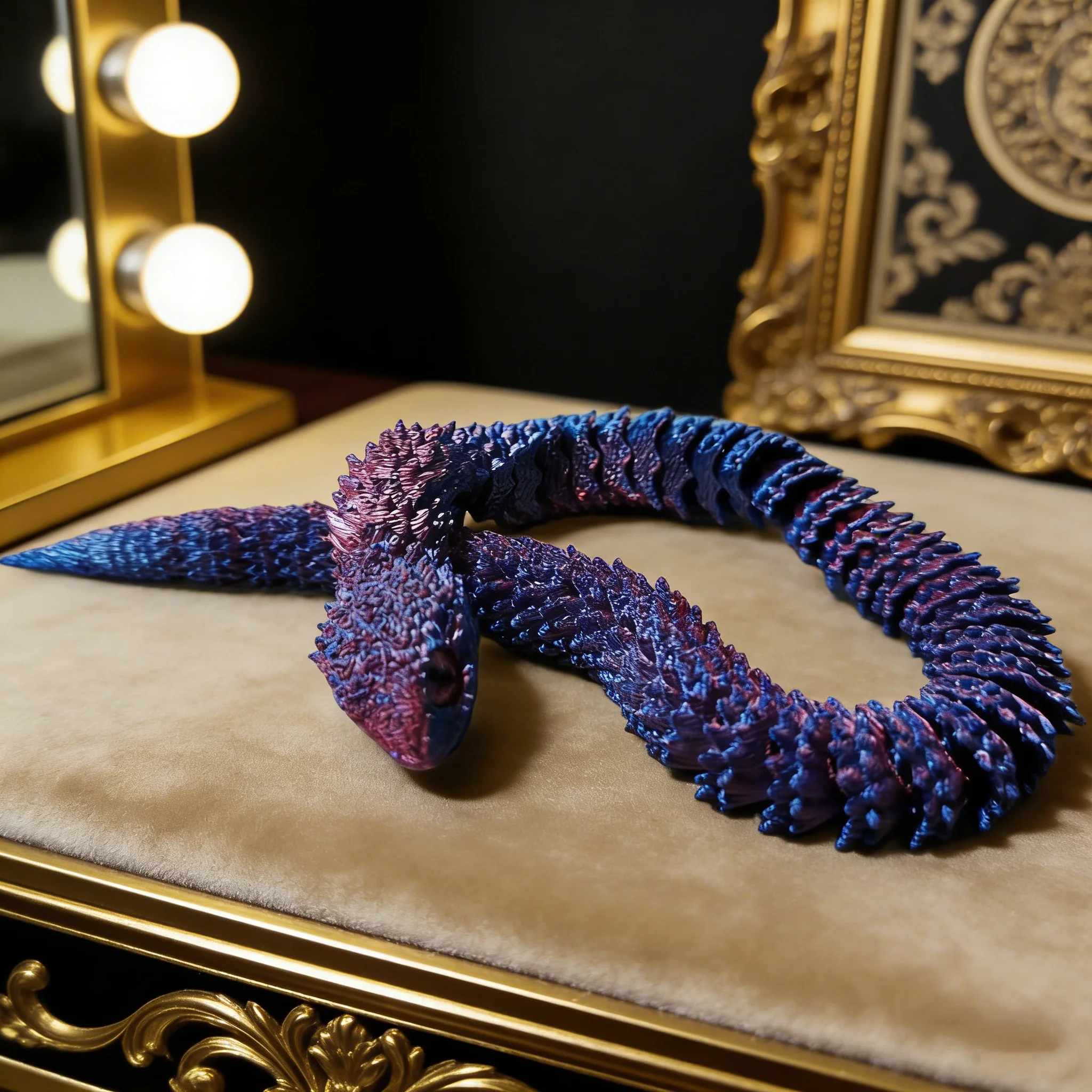 

3D-пластиковая статуэтка змеи 30 см