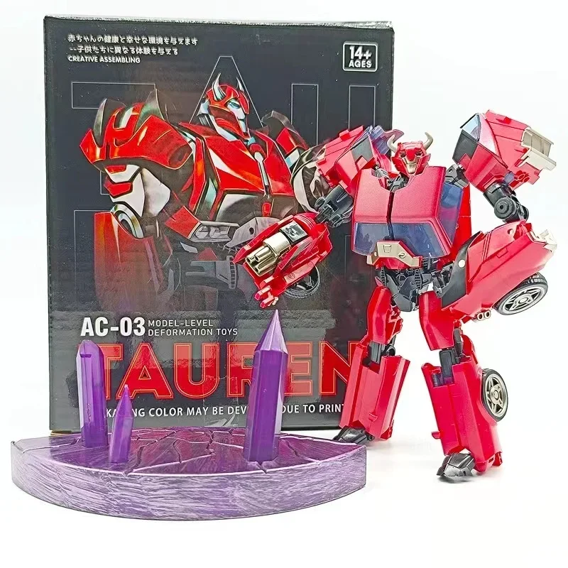 

KO Cliffjumper Box Action AC03 TFP красная фигурка AC-03 Гладиатор с трансформой