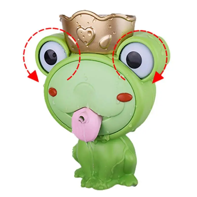 

Frog Sprinkler Bath Toy Bath Toys For Infant With Suction Cup Swimming Frogs Bathtub Toy Fishing Game Water Tub Toys Set
