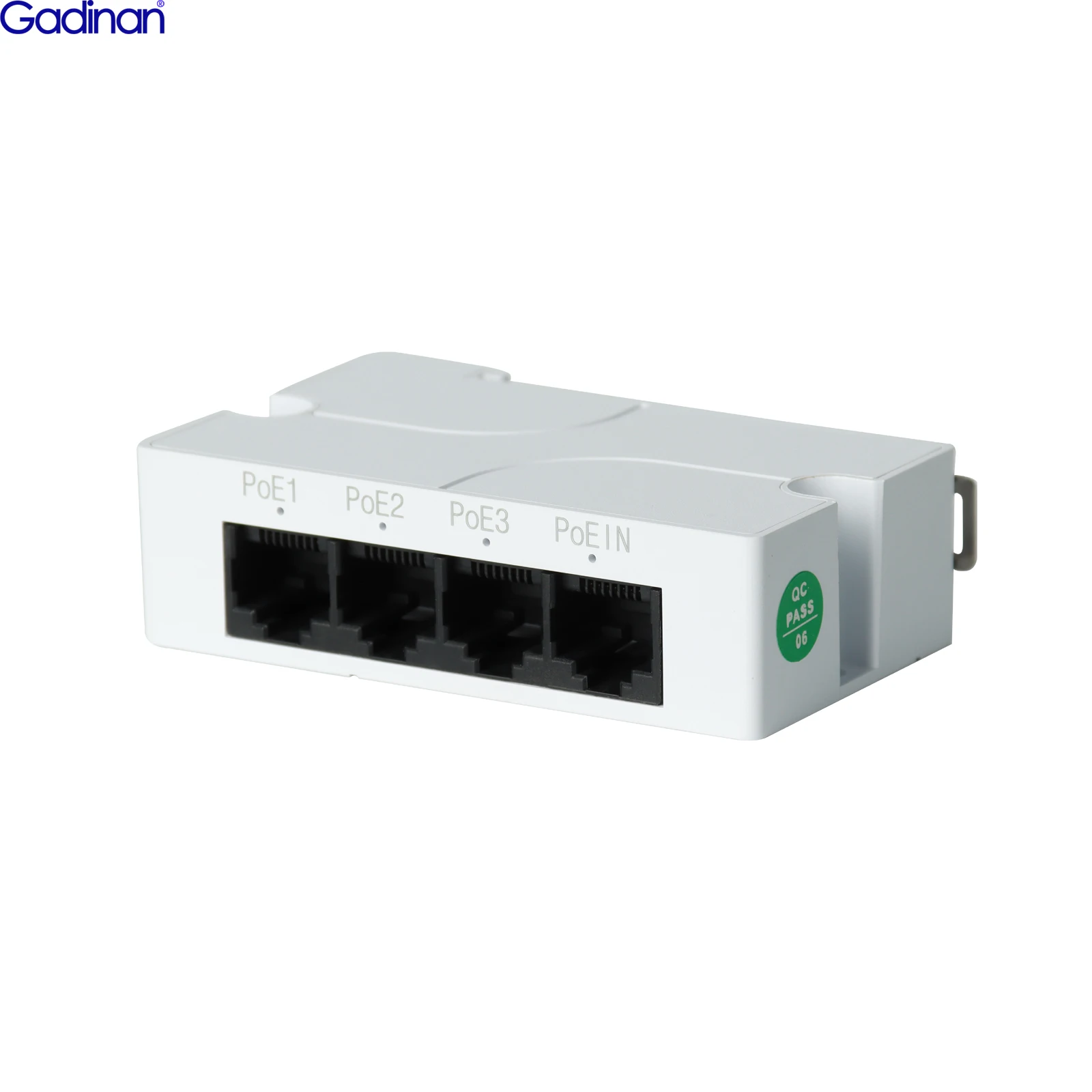 

Gadinan 1 to 3 Port PoE Extender Passive Cascadable IEEE802.3af for IP Port Transmission Extender for POE Switch NVR IP Camera