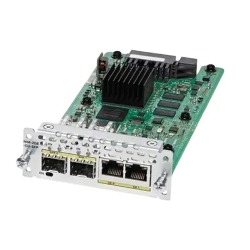 NIM-2GE-CU-SFP ISR 4000 WAN сетевой интерфейсный модуль 2 порта Gigabit Ethernet двойной режим RJ45