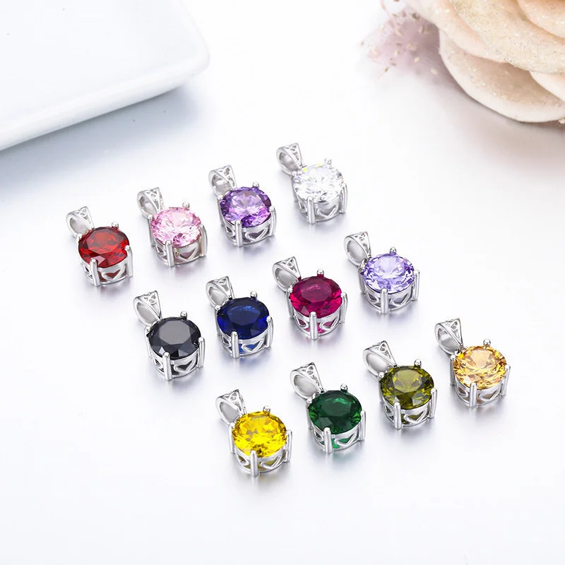 Кулон из серебра 925 пробы с фианитами | Украшения и аксессуары