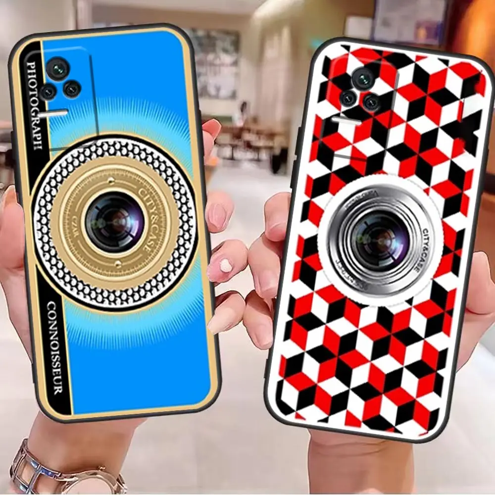 

Fashion Retro Camera Vintage Case For Redmi K50 Case For Redmi K50 K40 K40S 10C 10 9T 9C 9A 9 8A 8 7A 7 6A 6 Pro Plus Cover Capa