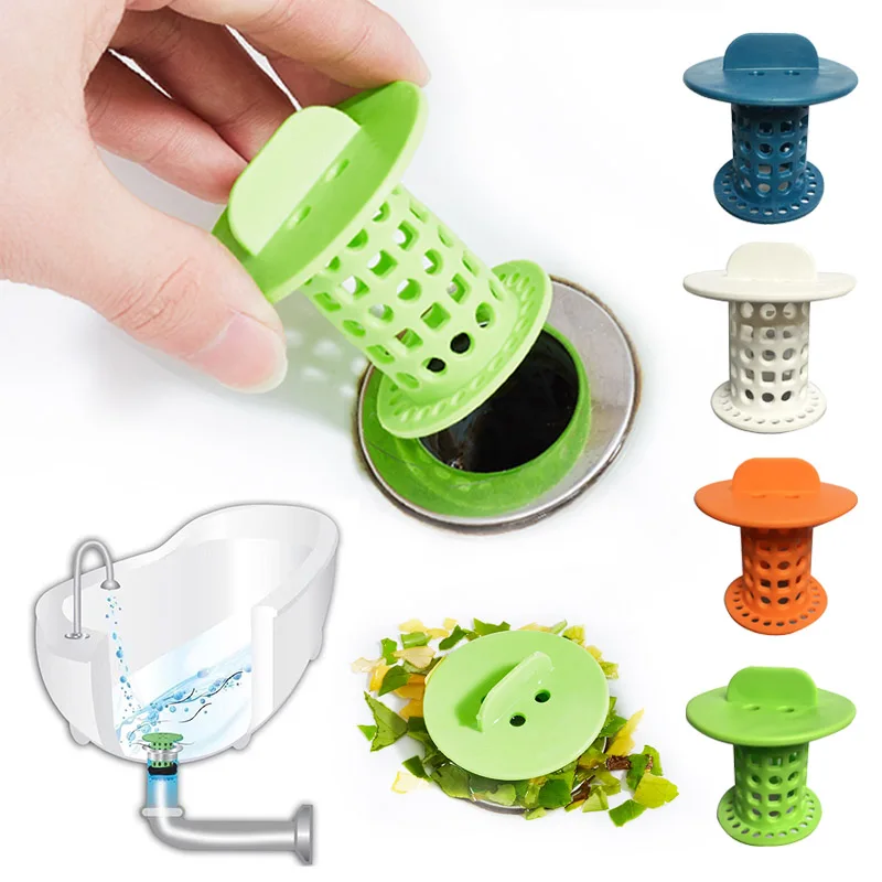 

Floor Drain Hair Catcher Anti-clogging Kitchen Sink Strainer Filter Bath Stopper Plug Shower Sewer Cover Bathroom Accessories