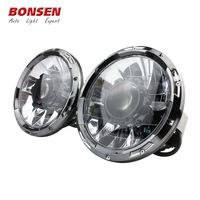 bonsen 7 inch laser headlight with led combo driving lights for jeep wrangler jk tj cj hummer motorcycle offroad vehicles