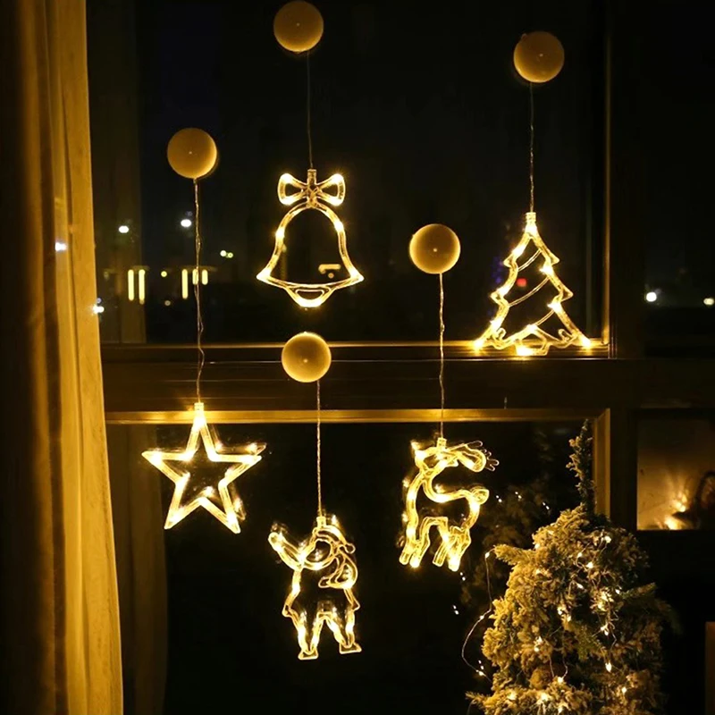 

LED Light Christmas Decor For Home Hanging Garland Christmas Ornaments Xmas Tree Decor Noel Navidad