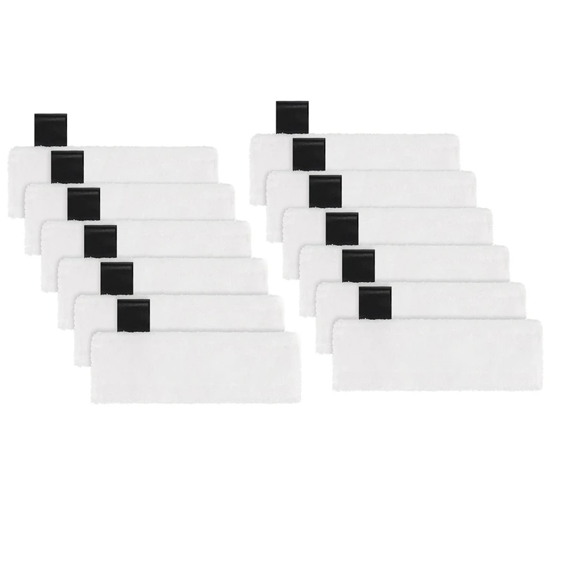 

12 Pack Microfiber Mop Cloths Compatible With Karcher Easyfix SC2, SC3, SC4, SC5 Steam Cleaners