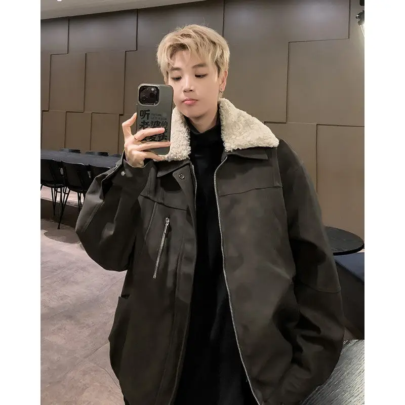 Флисовая летная куртка Maillard Berber мужская на хлопковой подкладке осень-зима 2024