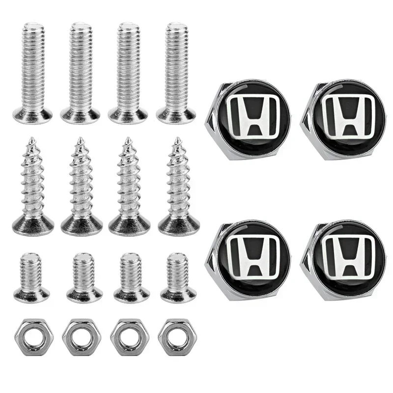 Болты для номерного знака автомобиля винты рамы колпачки Honda Accord Civic Vezel Vision CRV CRZ