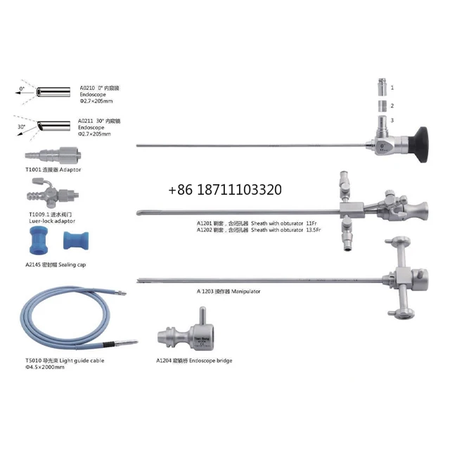 Эндоскоп профессиональный поставщик Урология 0 градусов 30 205 мм комплект