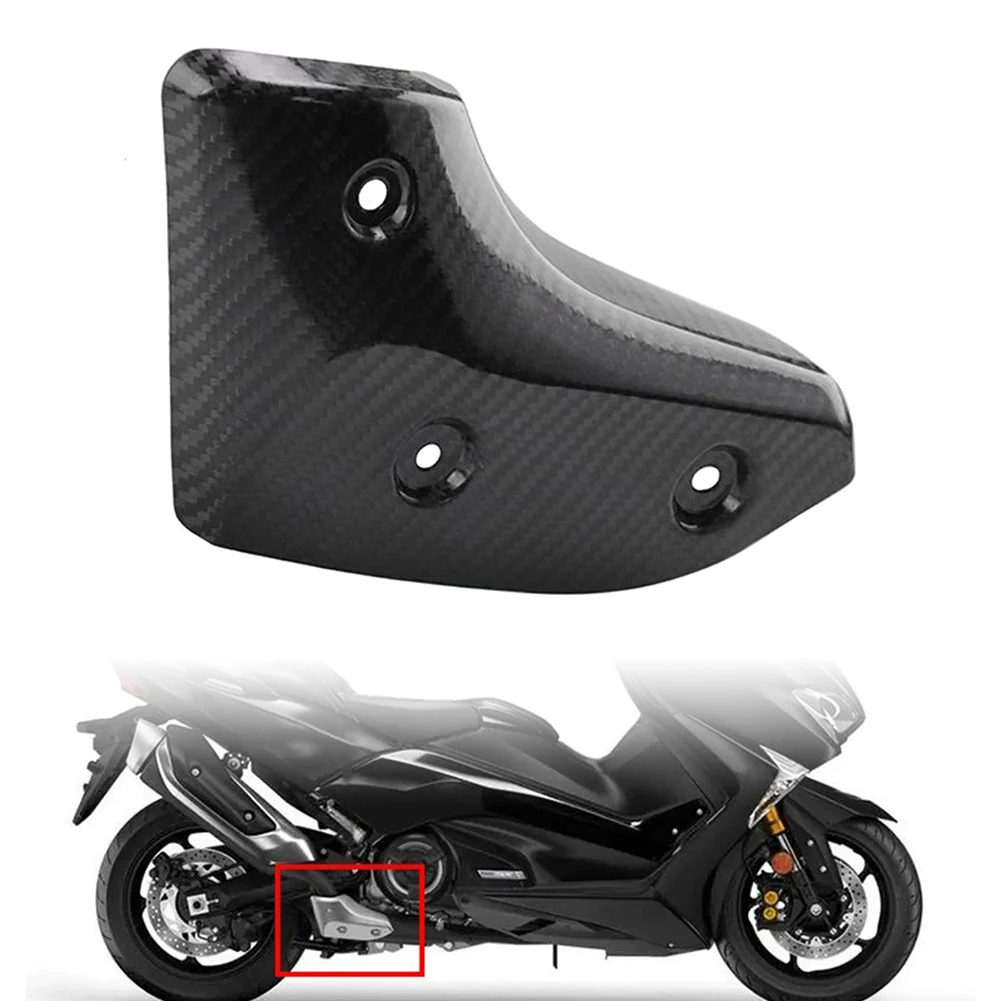 Углеродное волокно выхлопная труба мотоцикла теплозащитный экран чехол для Yamaha