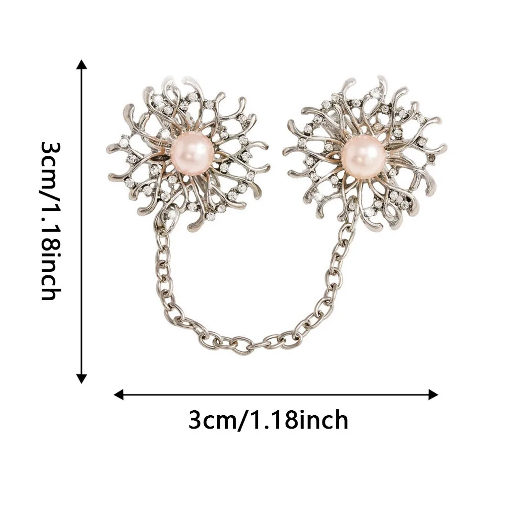 Брошь на свитер зажим для шали булавка с ручной инкрустацией винтажные броши