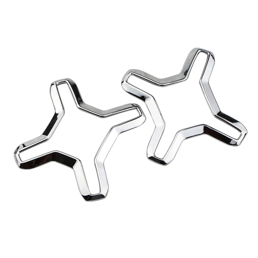 

2 шт., хромированная крышка заднего фонаря автомобиля из АБС-пластика, декоративная наклейка, отделка для Jeep Renegade 2014-2022 внешние аксессуары