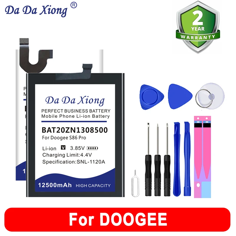 2023 новый аккумулятор BAT16514300 BAT20ZN1296350 BAT19M116300 Для Doogee T5 Y6 N40 S86 S88 S89 S96 S58 X60 X60L S68 Max Pro Lite Plus