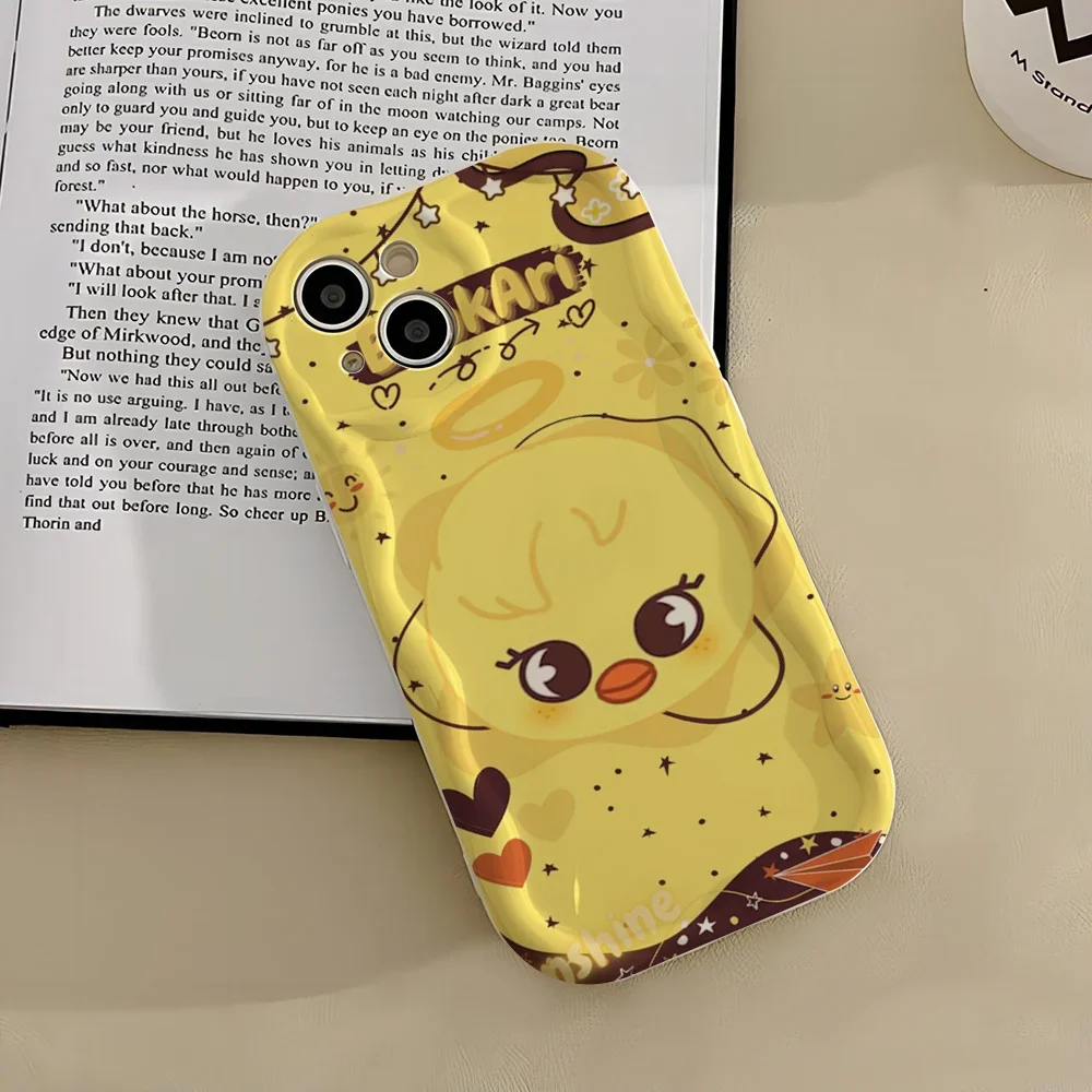 Kpop S-StrayES K-Kids Чехол для телефона Color IPhone 13 16 14 12 15 11 Plus Pro XS Max Mini X XR SE2020 Wave Light ТПУ