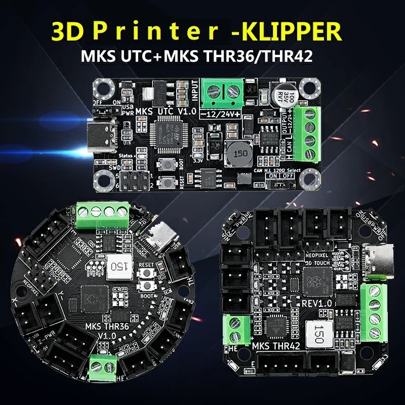 

Детали для 3D-принтера ES-3D Makerbase MKS THR36 MKS THR42 MKS, плата для Klipper Hotend HeatTool Canbus Rp2040, детали для 3D-принтера