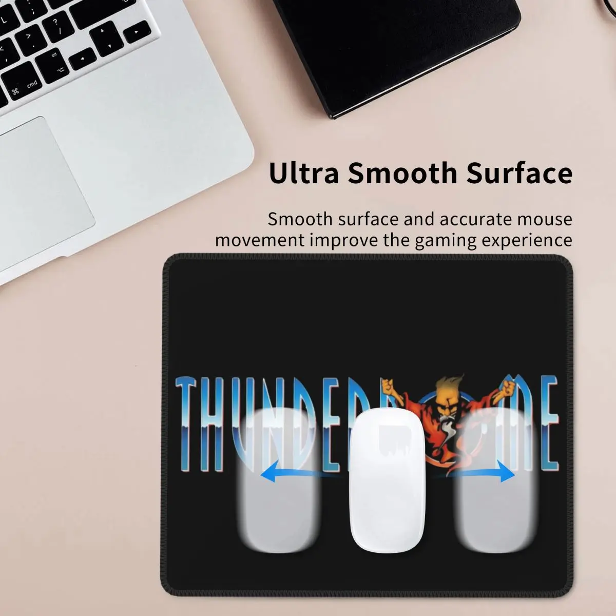 Игровой коврик для мыши с логотипом Thunderdome нескользящий офисный ноутбук ПК