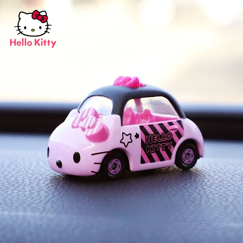 

Автомобильные аксессуары Hello Kitty, мини-модель автомобиля, украшение, мультяшный креативный Автомобильный Центральный консоль, милое украше...