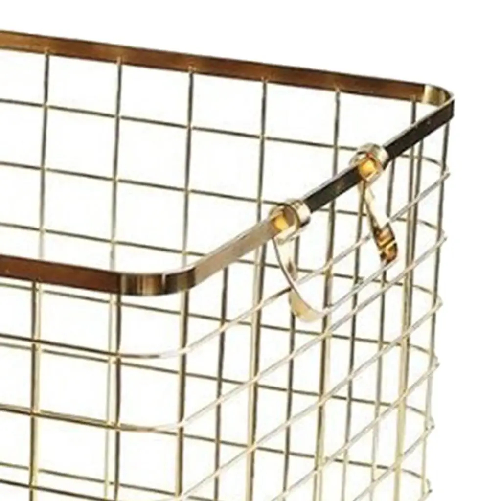 Металлическая проволока корзина для грязной одежды корзины хранения белья с