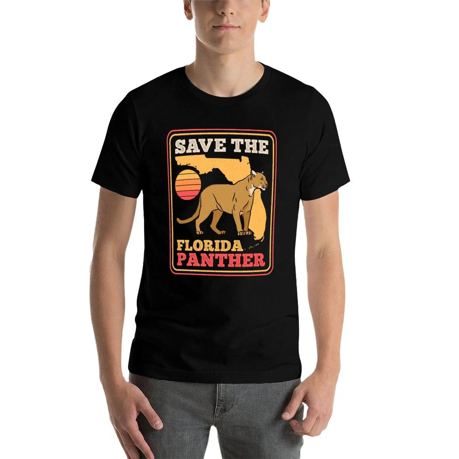 Фото Футболка Save The Florida Panther с модным принтом №4