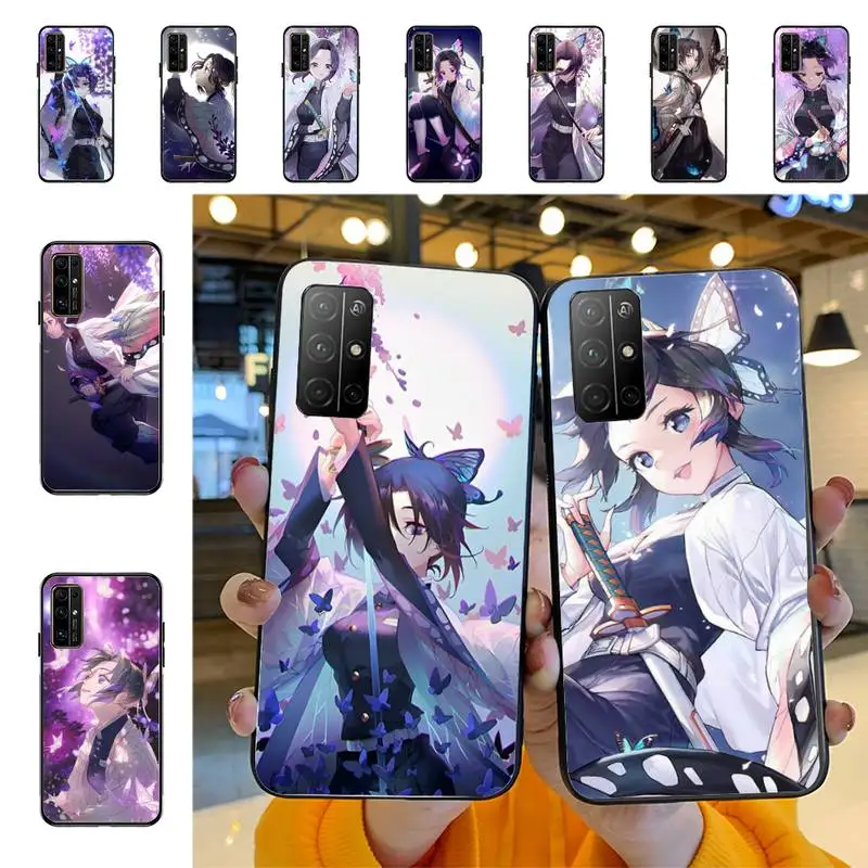 

Anime Demon Slayer Kanao Shinobu Phone Case for Huawei Honor 10 i 8X C 5A 20 9 10 30 lite pro Voew 10 20 V30