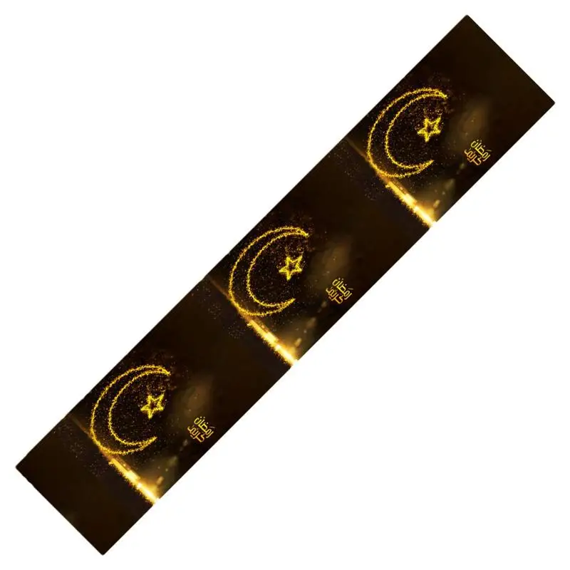 

Ид аль-Фир украшение для стола для дома Звезда Луна скатерть Kareem Ид Аль Адха подарки исламское искусственное украшение чехол для стола