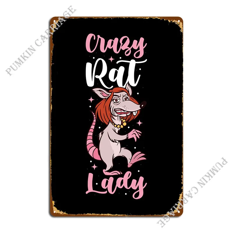 

Crazy Rat Lady металлический плакат, картина, паб, кинотеатр, стандартный плакат