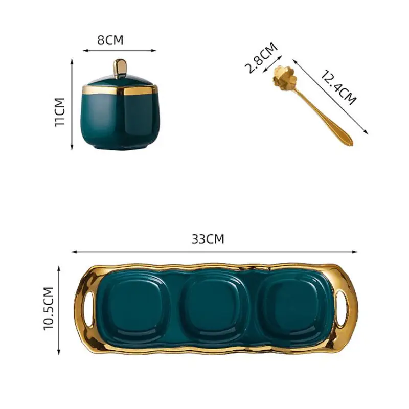 Домашняя кухня инструменты для приправ керамическая банка зеленый Пномпень соль