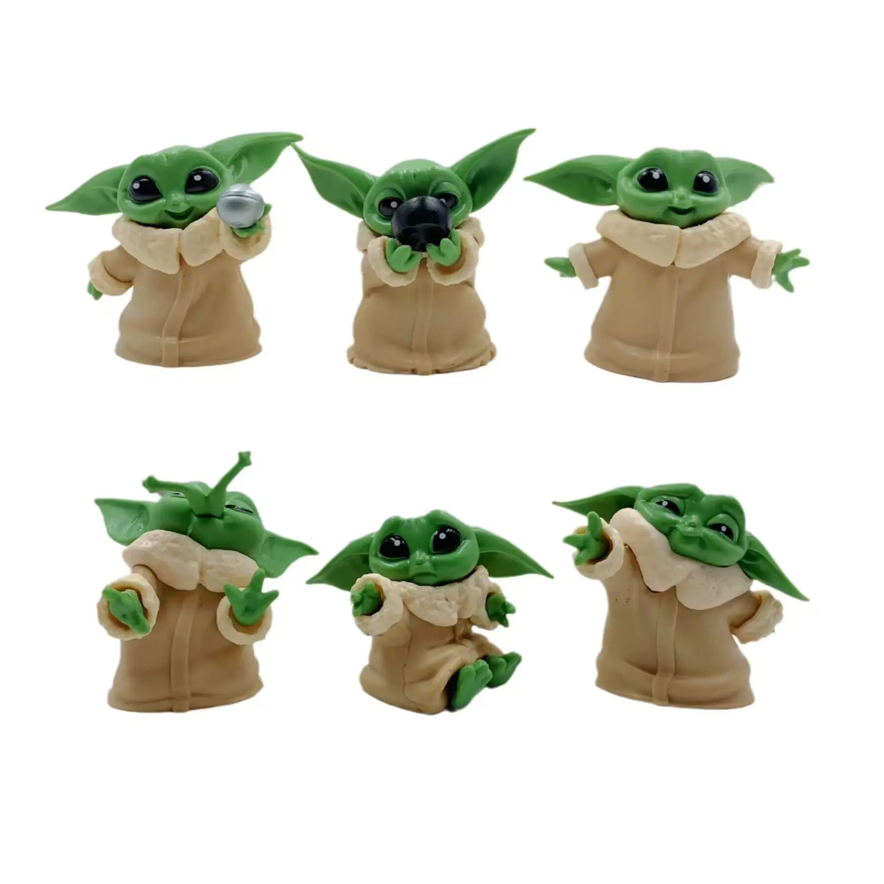 6 шт./набор Детские экшн-фигурки из ПВХ