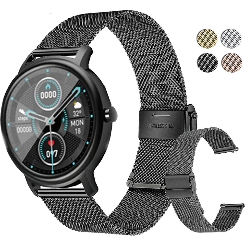 

Браслет металлический из нержавеющей стали для смарт-часов Xiaomi Mibro Air, 20 мм